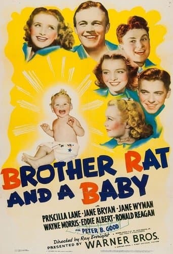 Movie poster for Brother Rat and a Baby