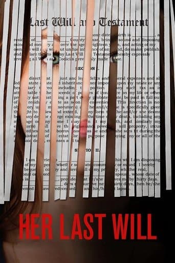 Movie poster for Her Last Will