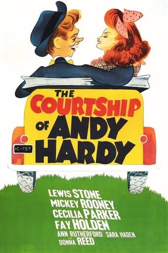 Movie poster for The Courtship of Andy Hardy