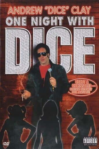 Movie poster for Andrew Dice Clay: One Night with Dice