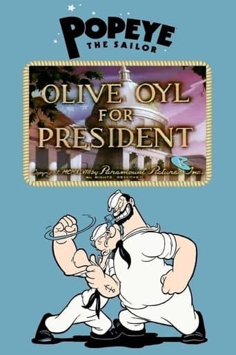 Movie poster for Olive Oyl for President