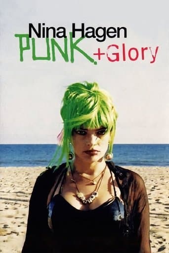 Movie poster for Nina Hagen = Punk + Glory