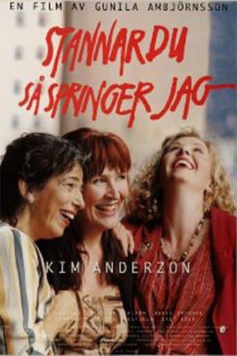 Movie poster for Stannar du så springer jag