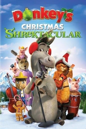 Movie poster for Donkey's Christmas Shrektacular