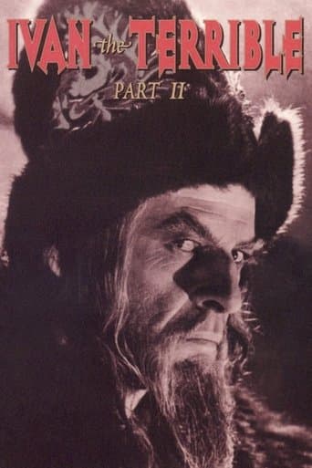 Movie poster for Ivan the Terrible, Part II: The Boyars' Plot