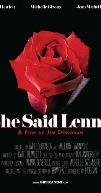Movie poster for She Said Lenny