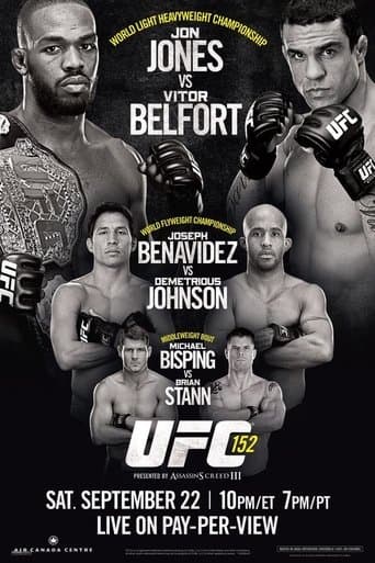 Movie poster for UFC 152: Jones vs. Belfort