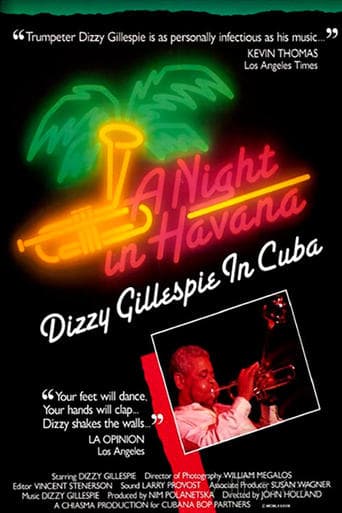 Movie poster for A Night In Havana: Dizzy Gillespie In Cuba