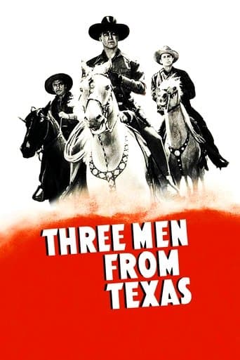 Movie poster for Three Men from Texas