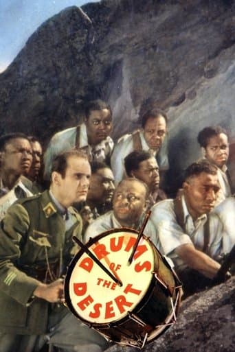 Movie poster for Drums of the Desert