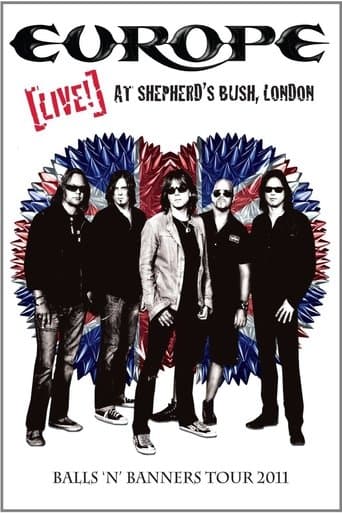 Movie poster for Europe: Live! At Shepherd's Bush, London