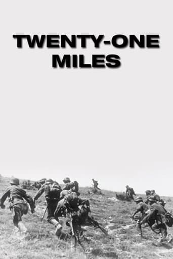 Movie poster for Twenty-One Miles