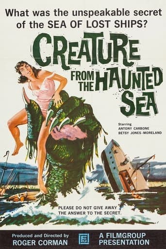 Movie poster for Creature from the Haunted Sea