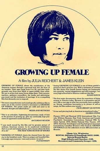 Movie poster for Growing Up Female