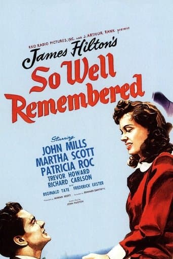 Movie poster for So Well Remembered