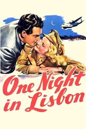Movie poster for One Night In Lisbon