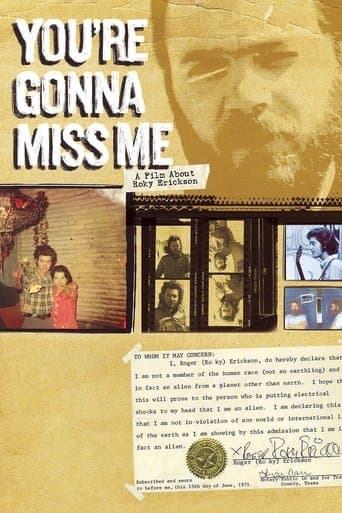 Movie poster for You're Gonna Miss Me: A Film About Roky Erickson