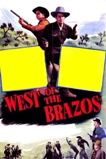 Movie poster for West of the Brazos