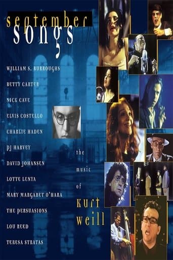 Movie poster for September Songs: The Music of Kurt Weill