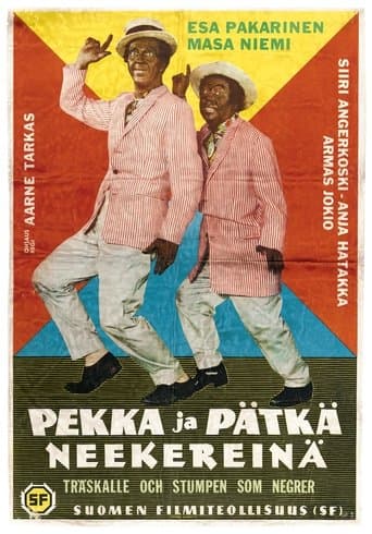 Movie poster for Pekka ja Pätkä neekereinä