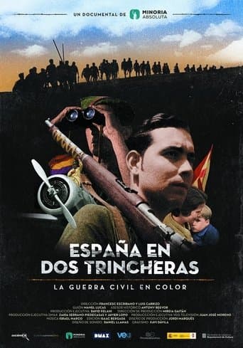 Movie poster for España en dos trincheras. La guerra civil en color