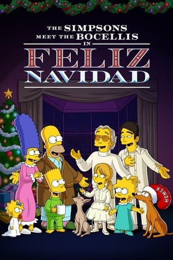 Movie poster for The Simpsons Meet the Bocellis in "Feliz Navidad"
