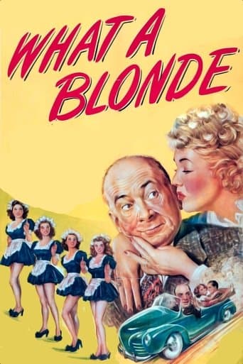 Movie poster for What a Blonde