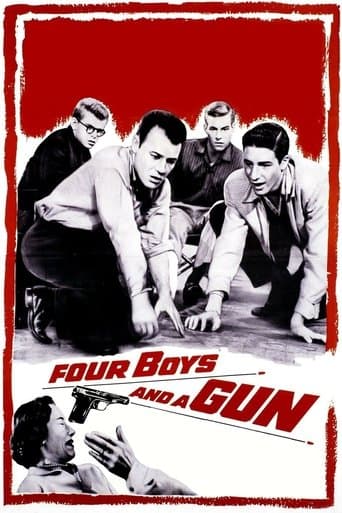 Movie poster for Four Boys and a Gun