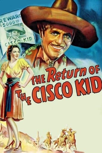 Movie poster for The Return of the Cisco Kid