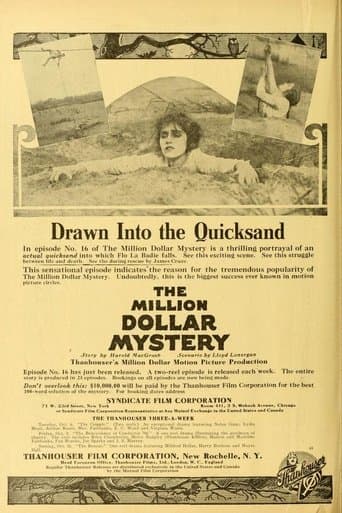 Movie poster for The Million Dollar Mystery