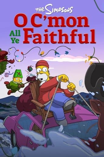 Movie poster for The Simpsons: O C'mon All Ye Faithful