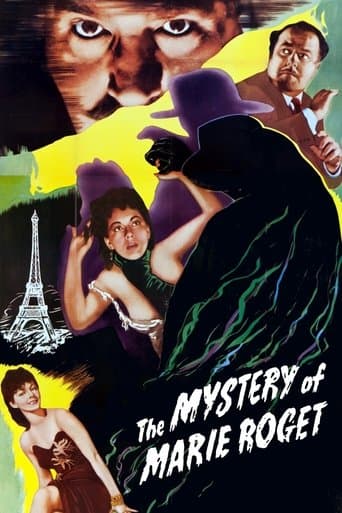 Movie poster for The Mystery of Marie Roget