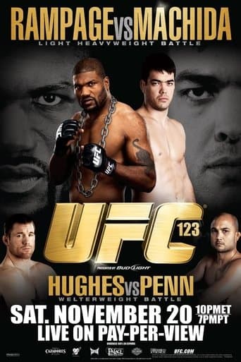 Movie poster for UFC 123: Rampage vs. Machida