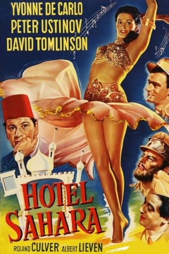 Movie poster for Hotel Sahara