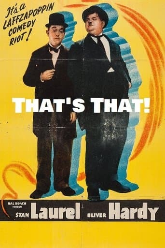 Movie poster for That's That!