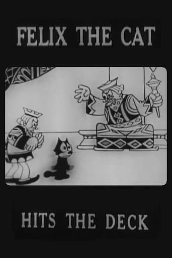 Movie poster for Felix the Cat Hits the Deck