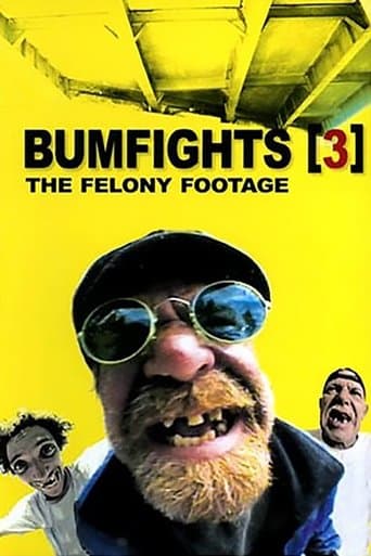 Movie poster for Bumfights Vol. 3: The Felony Footage
