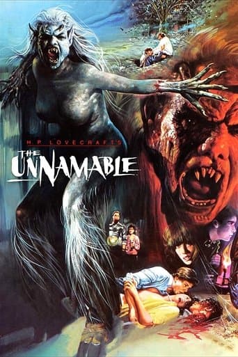 Movie poster for The Unnamable
