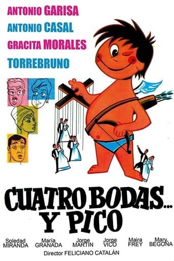 Movie poster for Cuatro bodas y pico