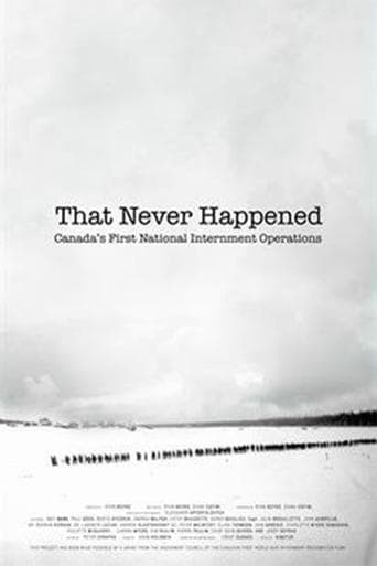 Movie poster for That Never Happened: Canada's First National Internment Operations