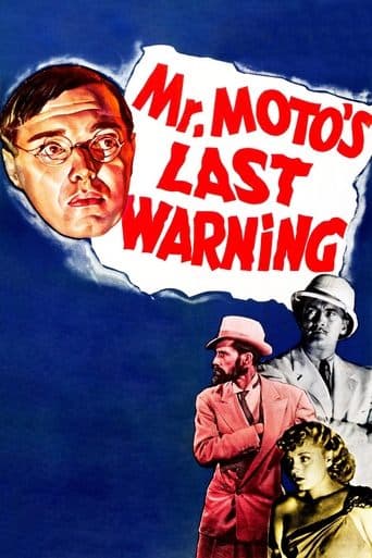 Movie poster for Mr. Moto's Last Warning