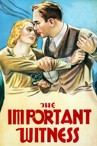Movie poster for The Important Witness