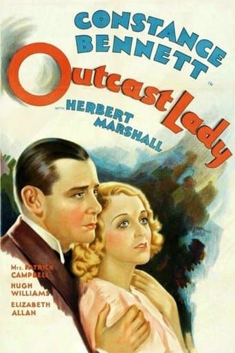 Movie poster for Outcast Lady