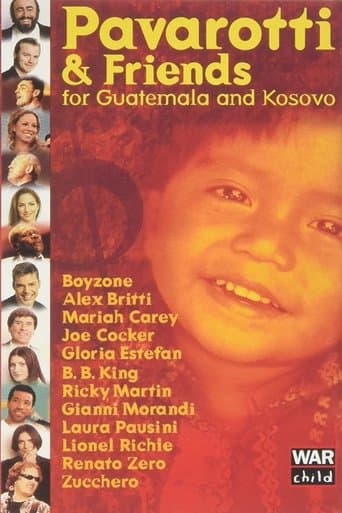 Movie poster for Pavarotti & Friends 99 for Guatemala and Kosovo