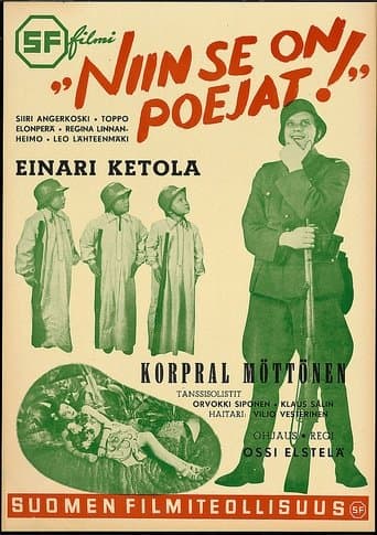 Movie poster for Niin se on, poijaat!