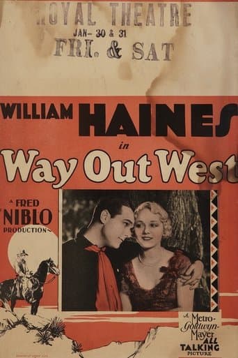 Movie poster for Way Out West