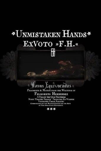 Movie poster for Unmistaken Hands: Ex Voto F.H.