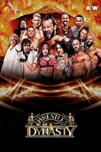 Movie poster for NJPW x AEW x CMLL x ROH x STARDOM: Wrestle Dynasty