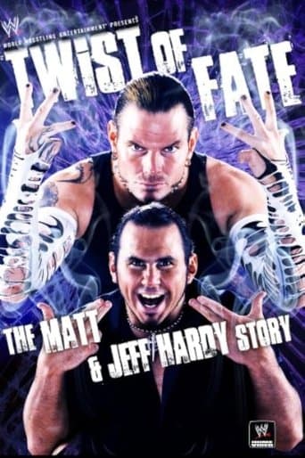 Movie poster for WWE: Twist of Fate - The Matt and Jeff Hardy Story