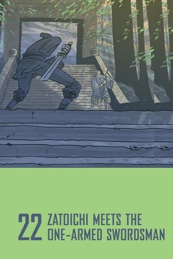 Movie poster for Zatoichi Meets the One-Armed Swordsman